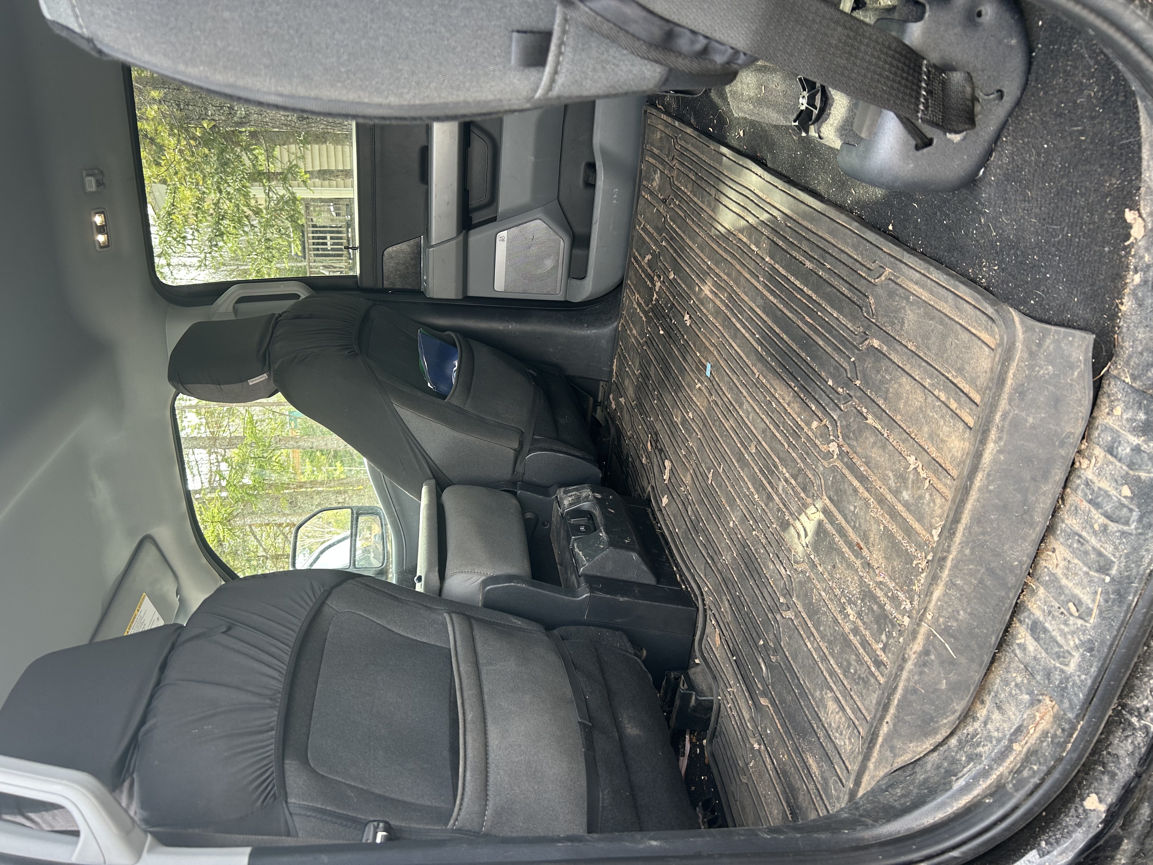 Ford Super Duty back row before