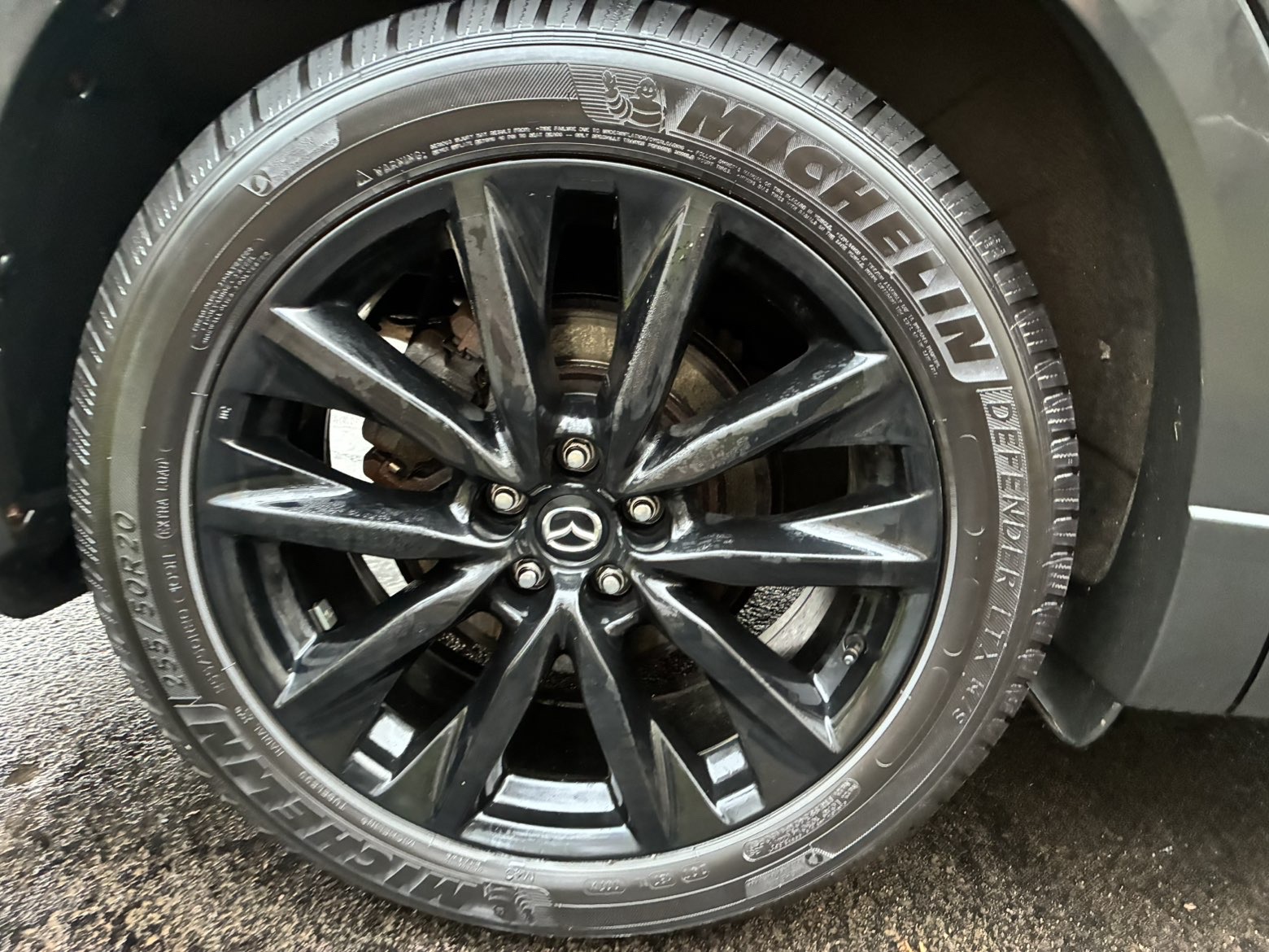 Mazda CX-9 wheel after