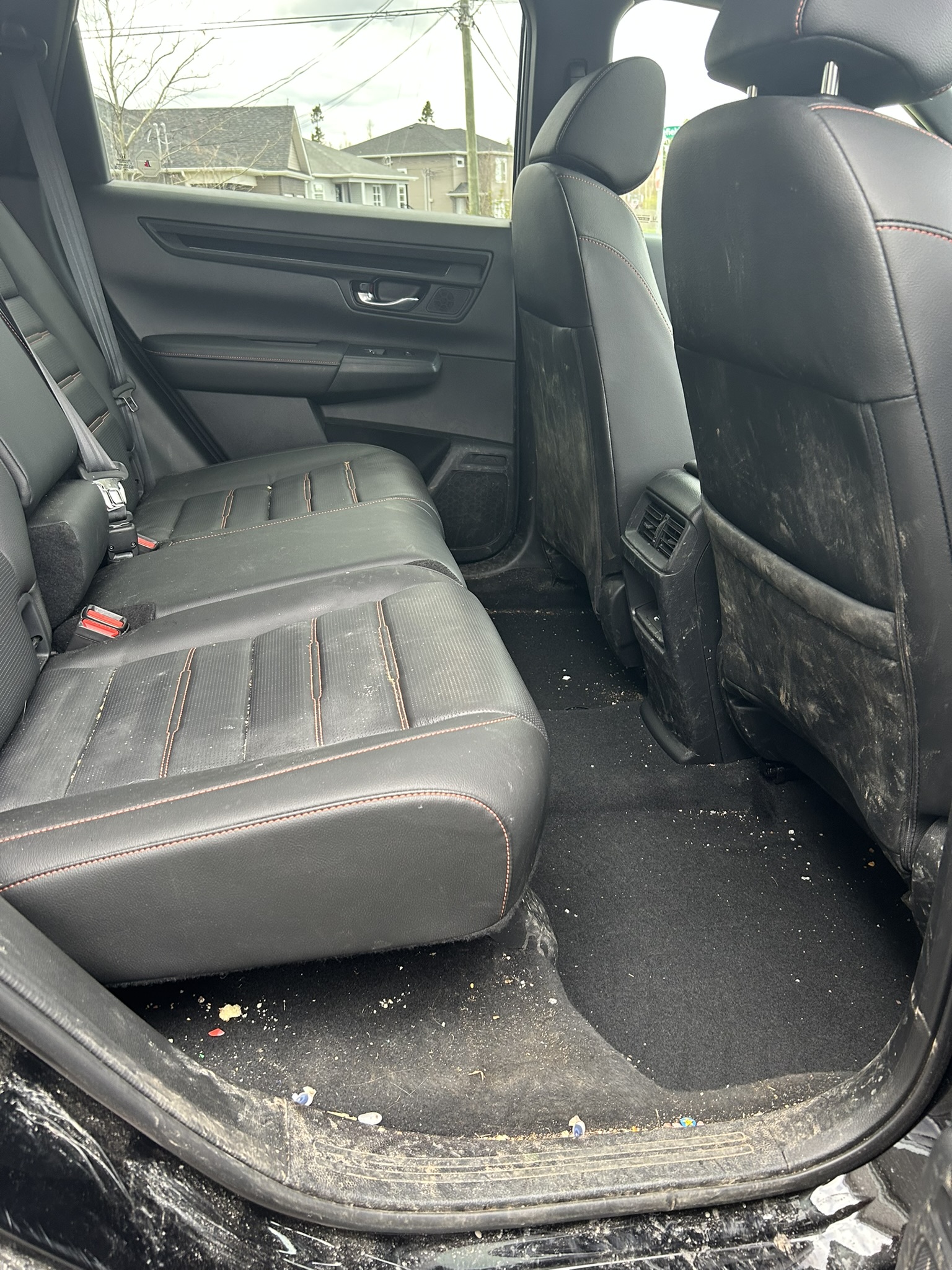 Honda CR-V interior before