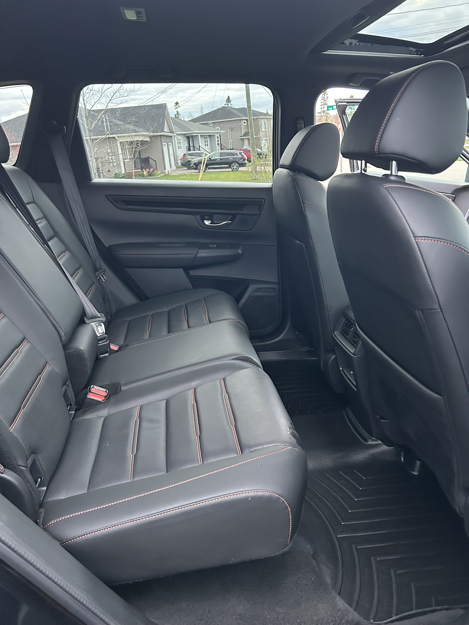 Honda CR-V interior after