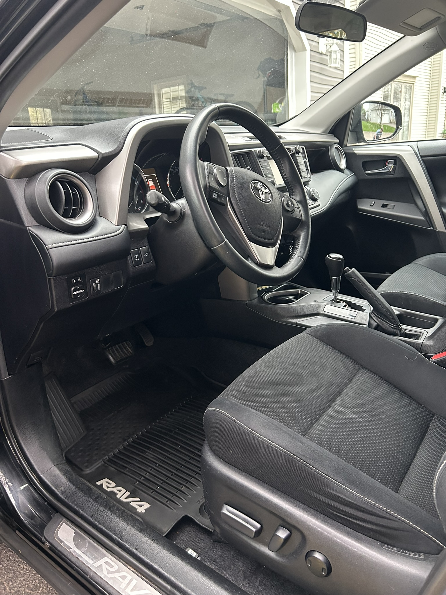 Toyota RAV4 interior after